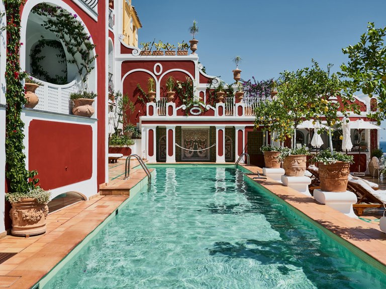 Le Sirenuse Hotel Positano Terrace Pool 0338