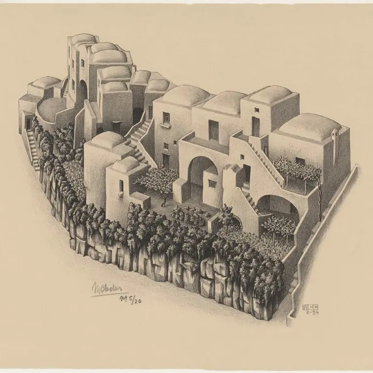 Escher Oude Huisjes Positano Cat263 1 Copy