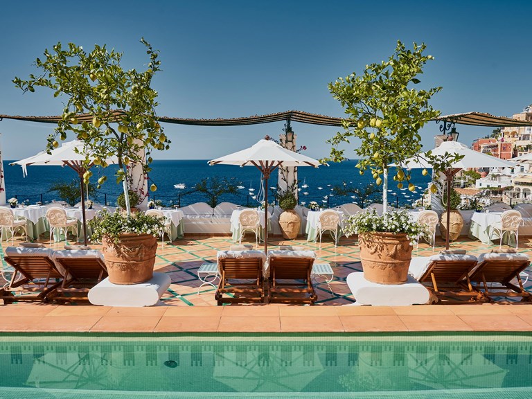 Le Sirenuse Hotel Positano Terrace Pool 0238