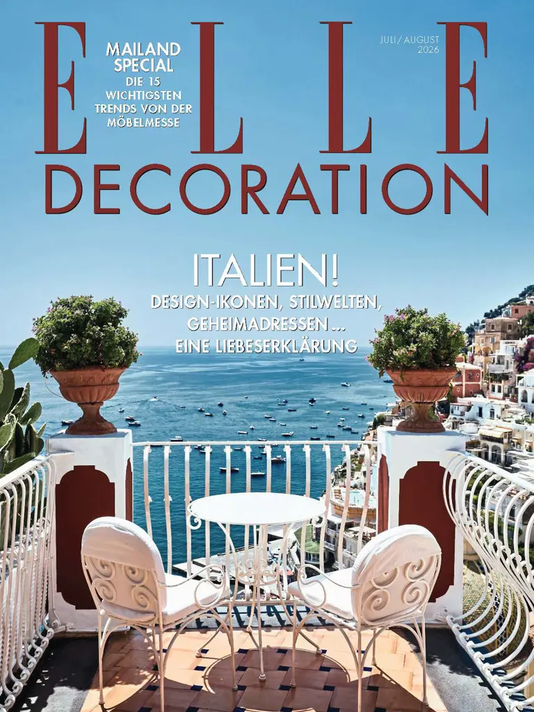 2026 07 Elle Decoration Germany July August Issue Le Sirenuse Mare Page 1