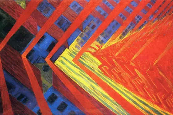 Luigi Russolo La Rivolta 1911