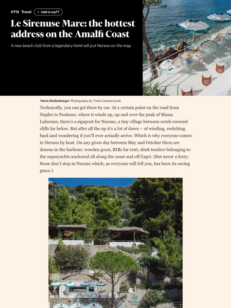 2026 03 20 FT.Com Le Sirenuse Mare Page 1