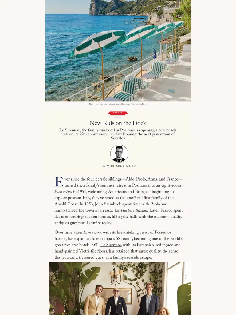 2026 04 18 Airmail.News Le Sirenuse Mare Page 1