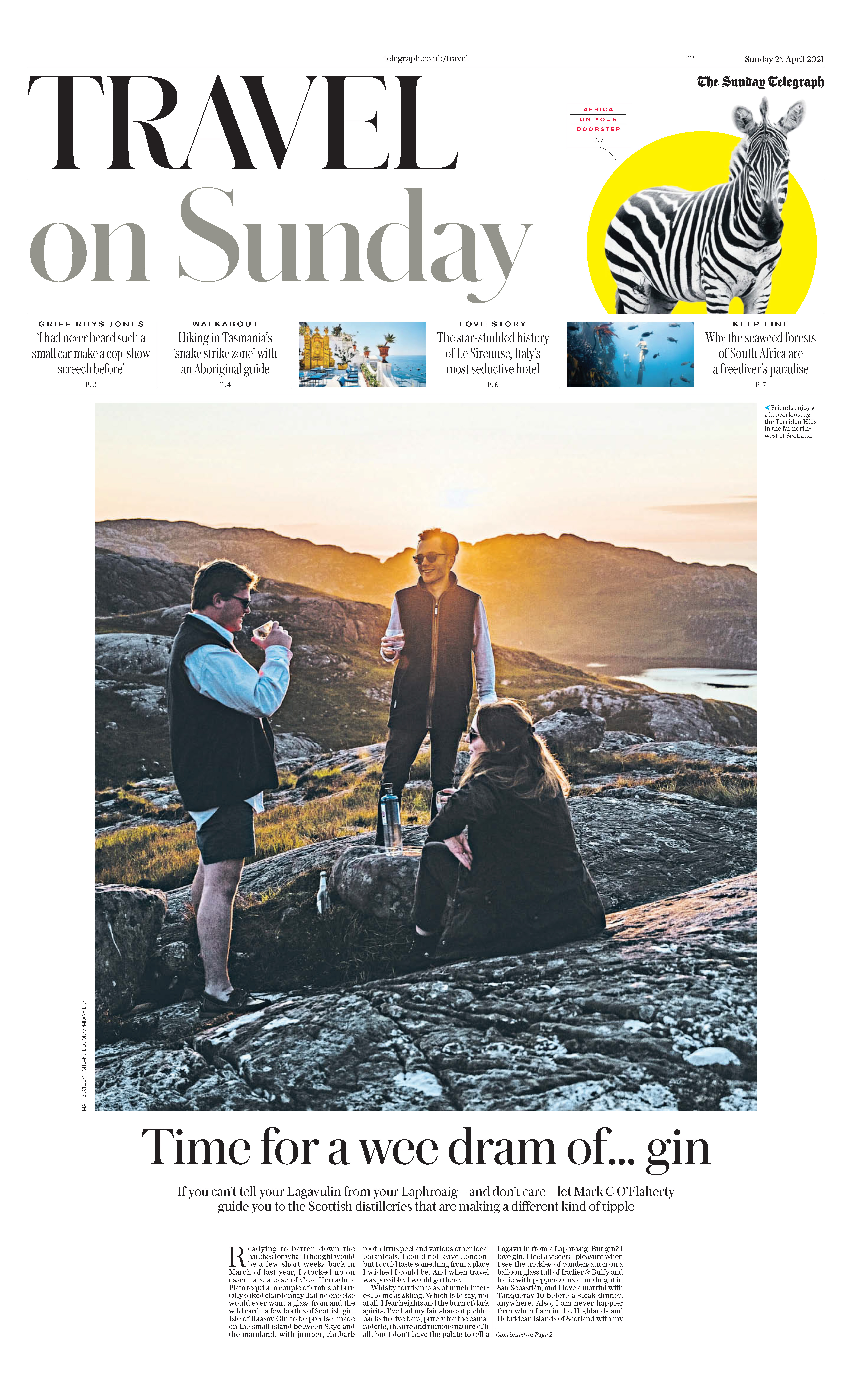 The Sunday Telegraph 25Th April 2021 Page 1