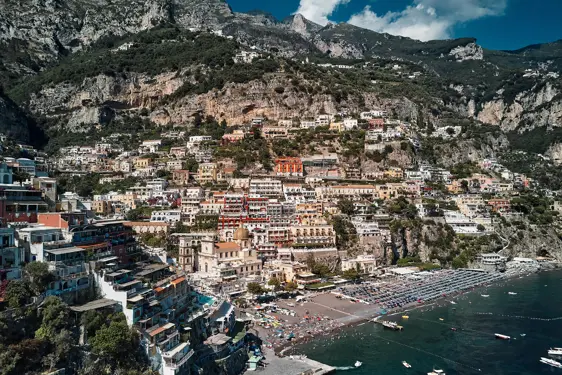 Le Sirenuse Hotel Positano Drone 9424