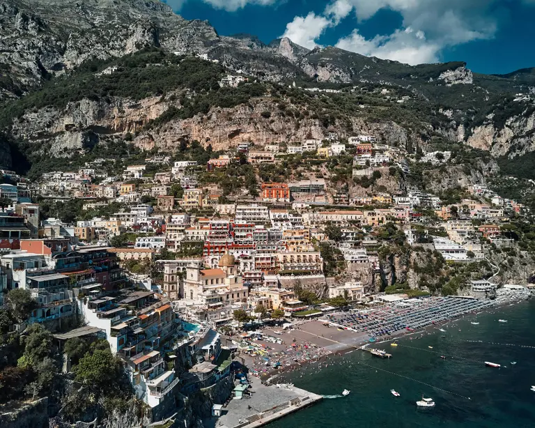 Le Sirenuse Hotel Positano Drone 9424