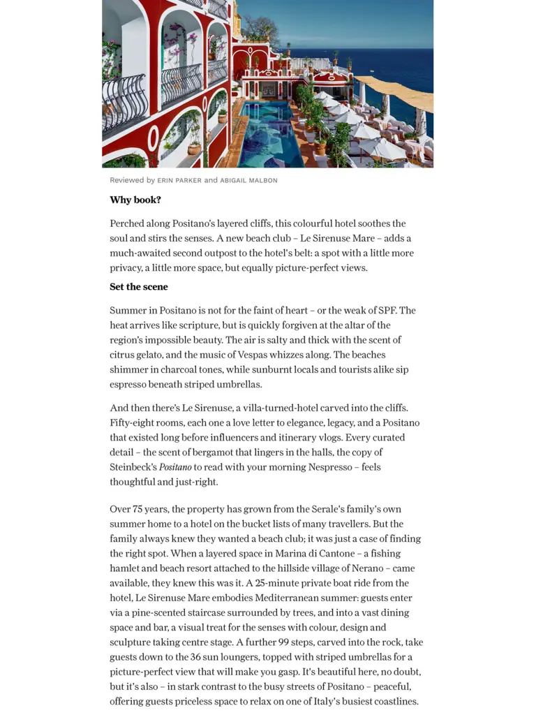 2026 05 14 Cntraveller.Com Le Sirenuse Page 1