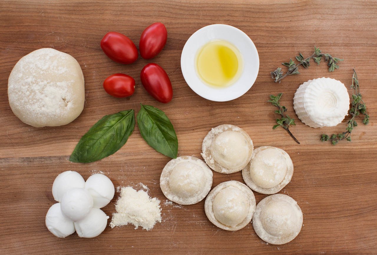 Recipe: Ravioli with caciotta and marjoram Le Sirenuse Positano